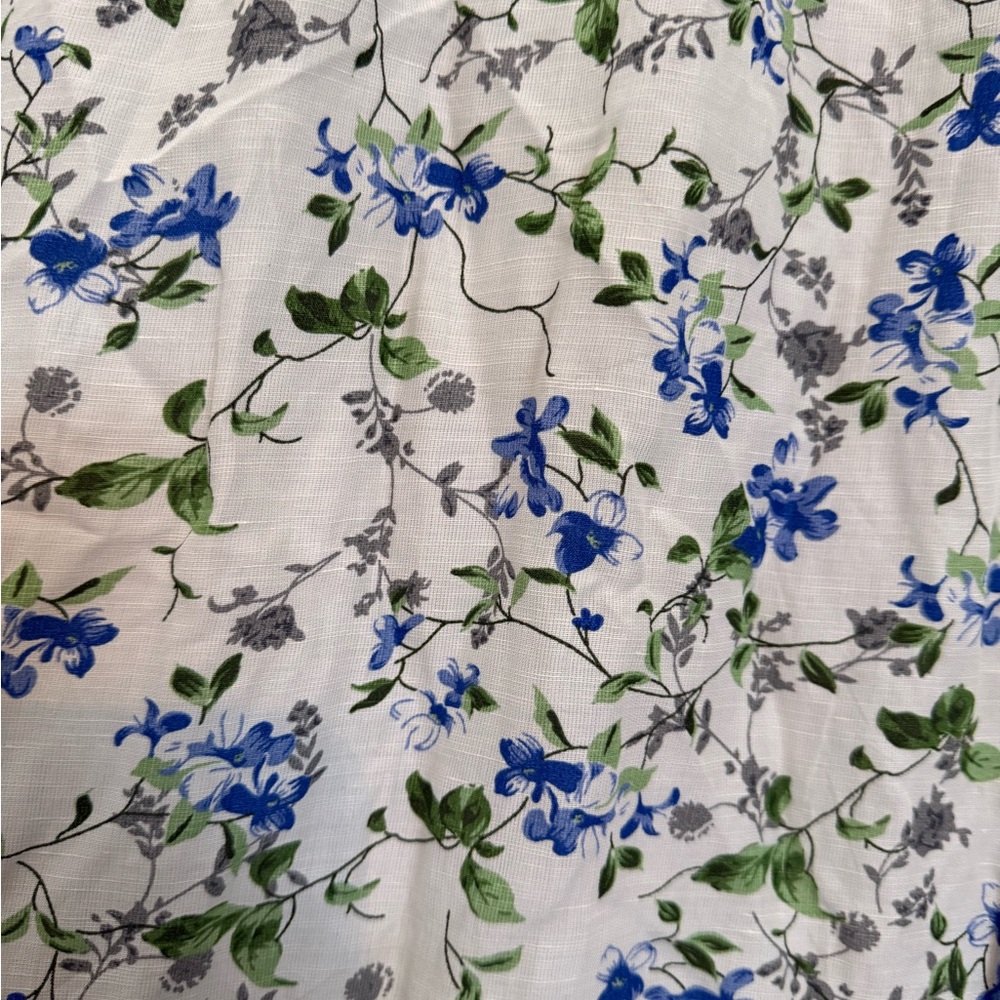 Zara Rustic Floral Print Midi Dress, size small - Picture 6 of 7